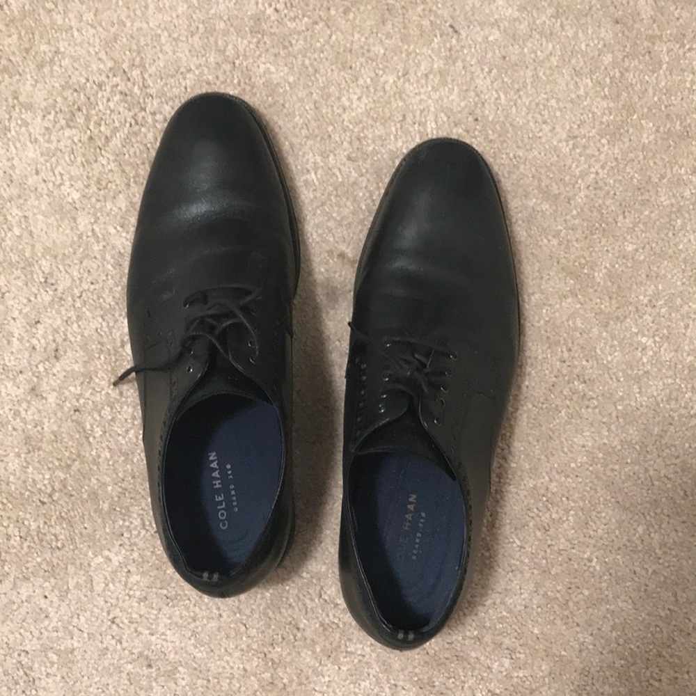 Cole Haan mens shoes 9M black dress shoes